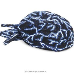 Fly-Danna Headwrap BLUE Lightning Skull Cap Riding Scarf